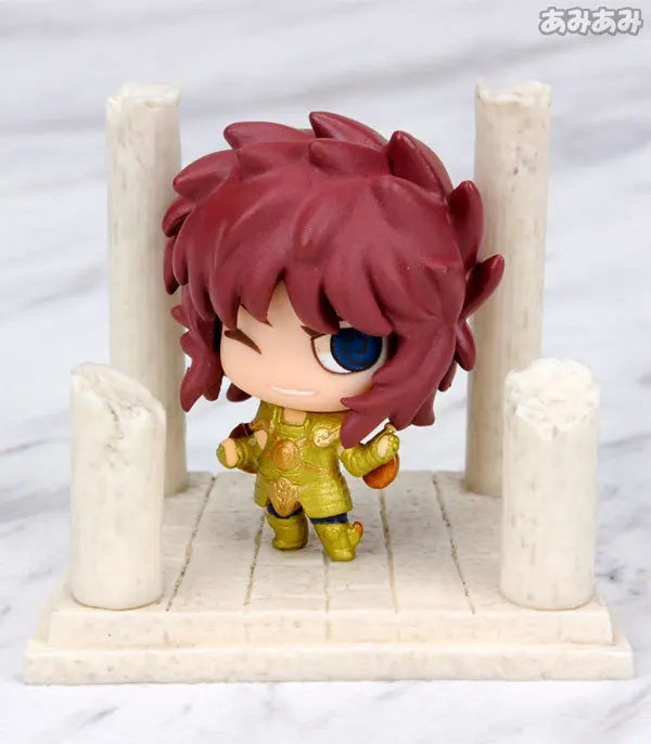 Аниме Q версия 7 шт./компл. Saint Seiya Скорпион Рак маска смерти Лео Овен му 6 см ПВХ экшн