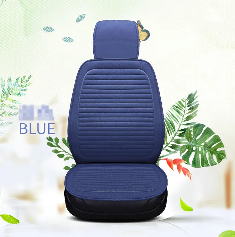 blue (single) Полный комплект передние и задние сиденья Универсальные подходят для Honda серии все модели Pilot Vezel Stream Shuttle URV Inspier XRV подушки - Color Name: blue (single)