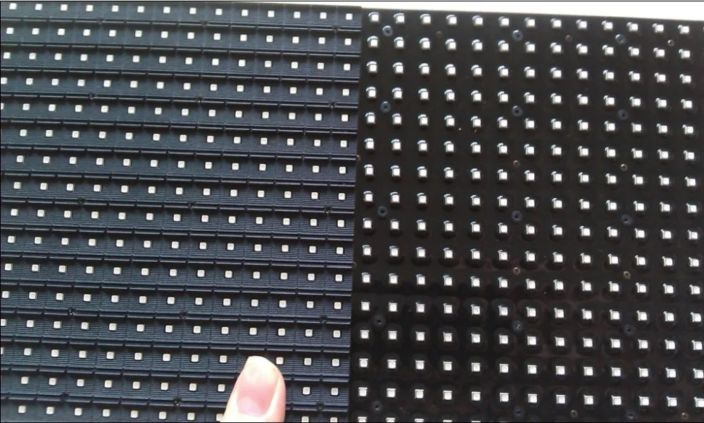 320*160mm 32*16 pixels 1/2 sacn 7500CD/M2 RGB 3in1 SMD Outdoor full color P10 LED module | Электронные компоненты и