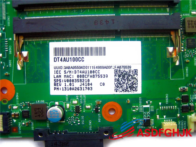 Оригинальный для ноутбука Toshiba Satellite L70 B L75 материнская плата портативного