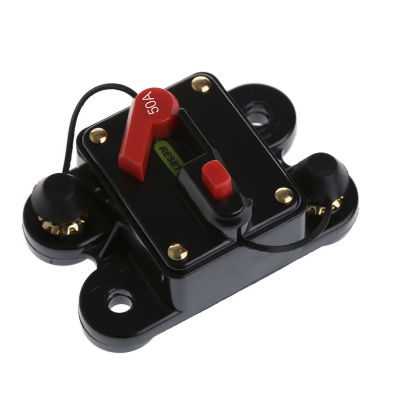 Автомобильный аудио в линию автоматический выключатель защита предохранителя