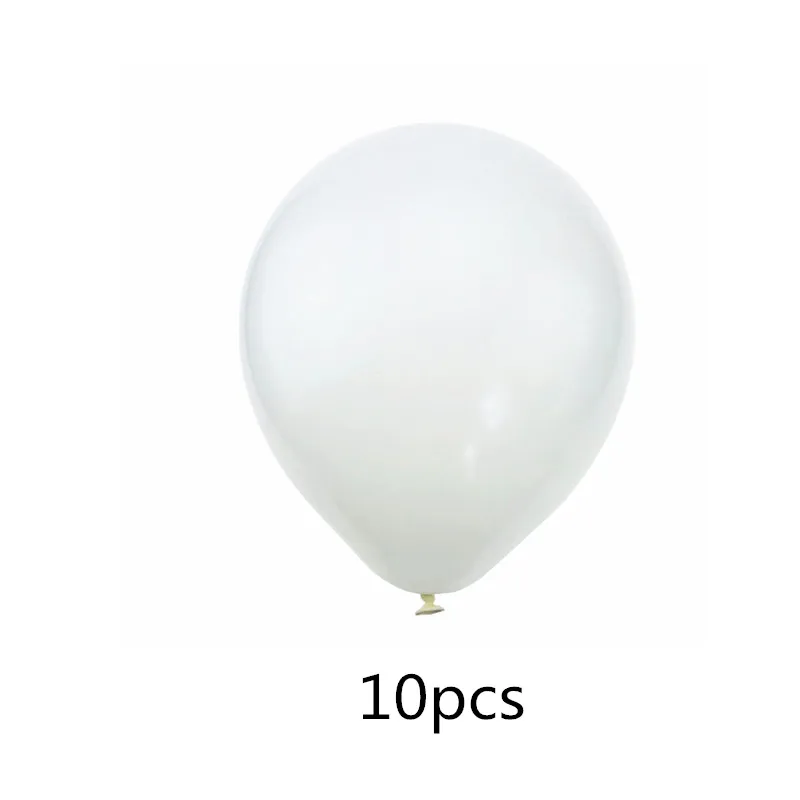 white 10pcs Большие 95*80 см милые воздушные шары из фольги в виде Русалочки для девочек, украшения для дня рождения, гелиевые воздушные шары в виде Русалочки из мультфильма - Цвет: white 10pcs