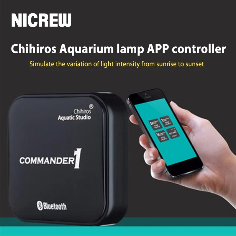 Nicrew Chihiros Bluetooth светильник Диммер контроллер модулятор аквариума светодиодный Интеллектуальный светильник ing