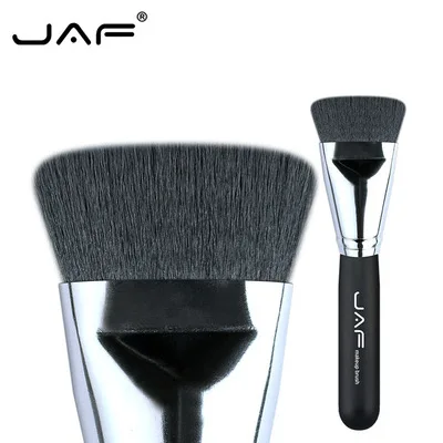

200pcs JAF Hotsale Synthetic Flat Kabuki Brush Foundation Face Blending Brushes Makeup Contour Brush Highlighter Brush By DHL