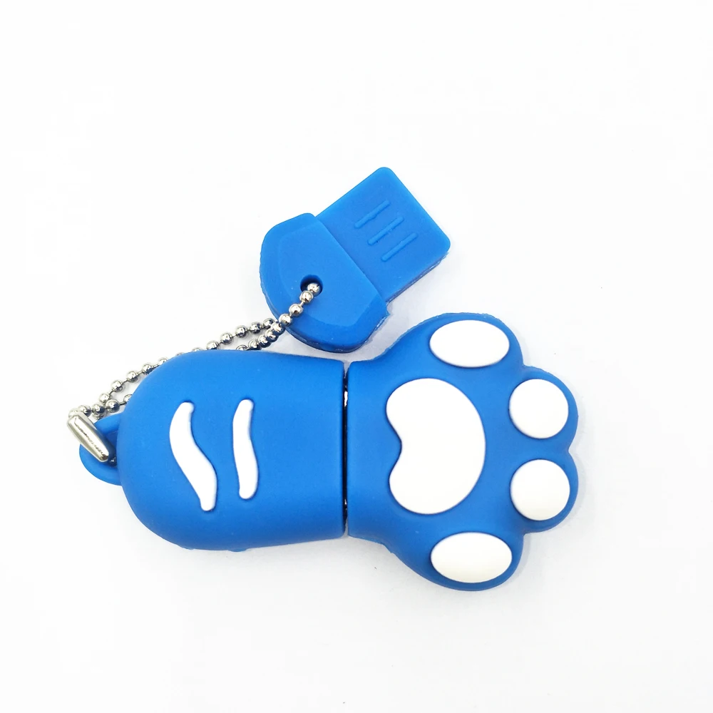 Memoia Stick USB 2.0 съемный usb stick Tiny флешки флэш накопитель кошка лапой 4 г 16 ГБ 32 смешно U