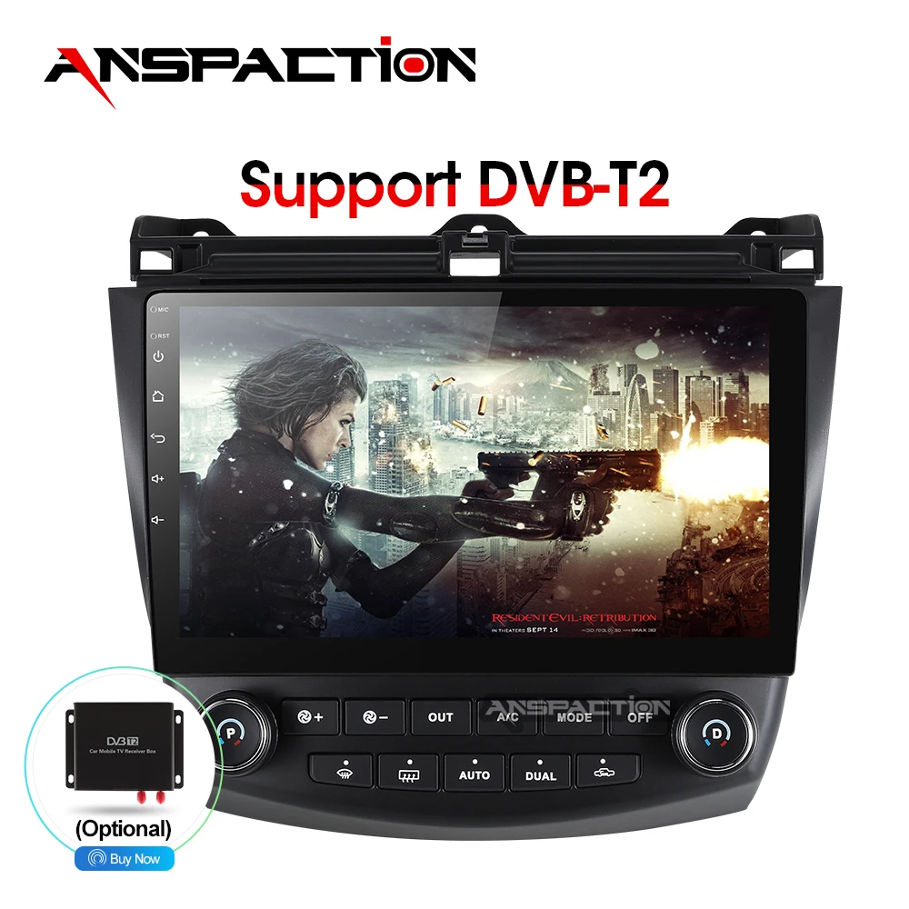 OctaCore android 8 1 автомобильный dvd gps навигатор плеер для Honda Accord 7 2003 2007 Радио Видео