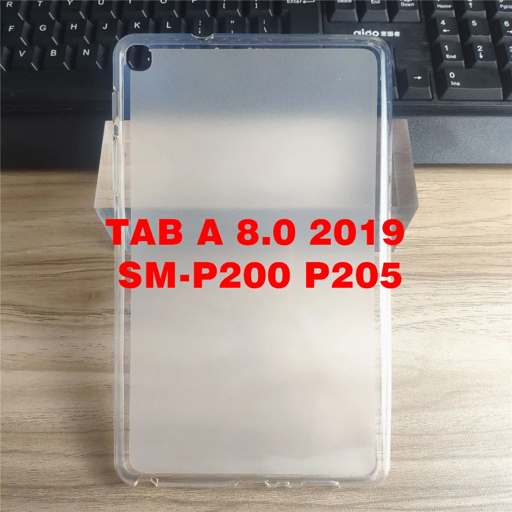 Мягкий чехол-накладка из ТПУ для samsung Galaxy Tab S5E T720 S6 10,5 T860 T865 Tab A 10,1 SM-T510 Tab A 8,0 SM-P200 - Цвет: P205 White