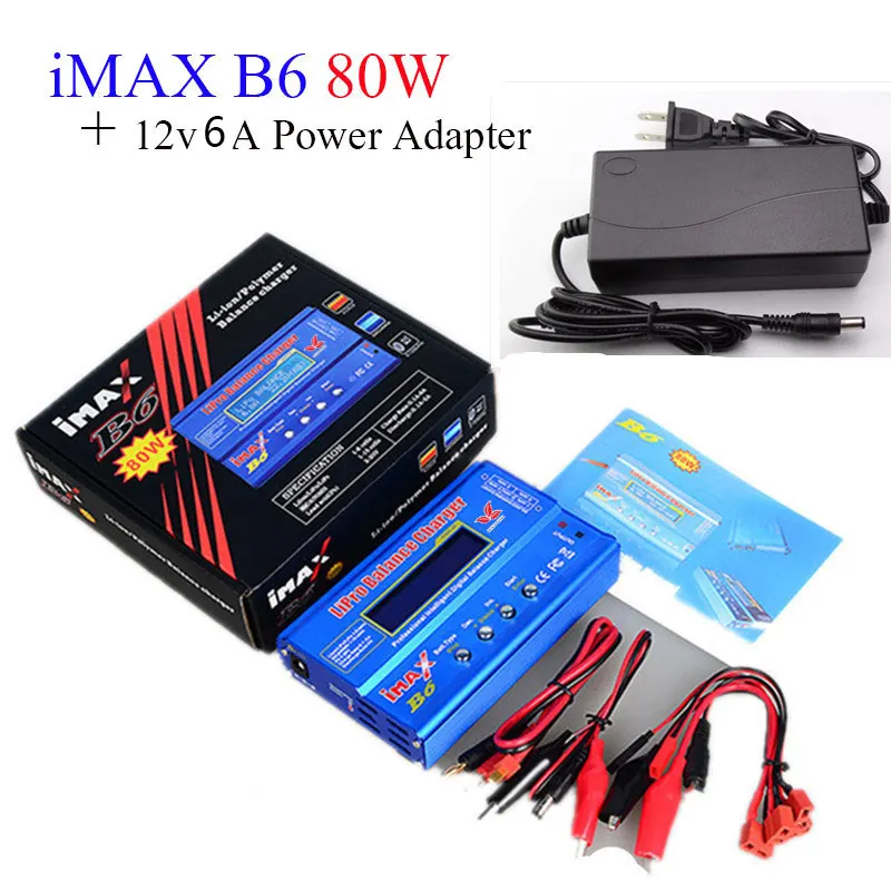 HTRC Imax B6 80 Вт Lipro балансирующее зарядное устройство NiMh Li Ion Ni Cd цифровое