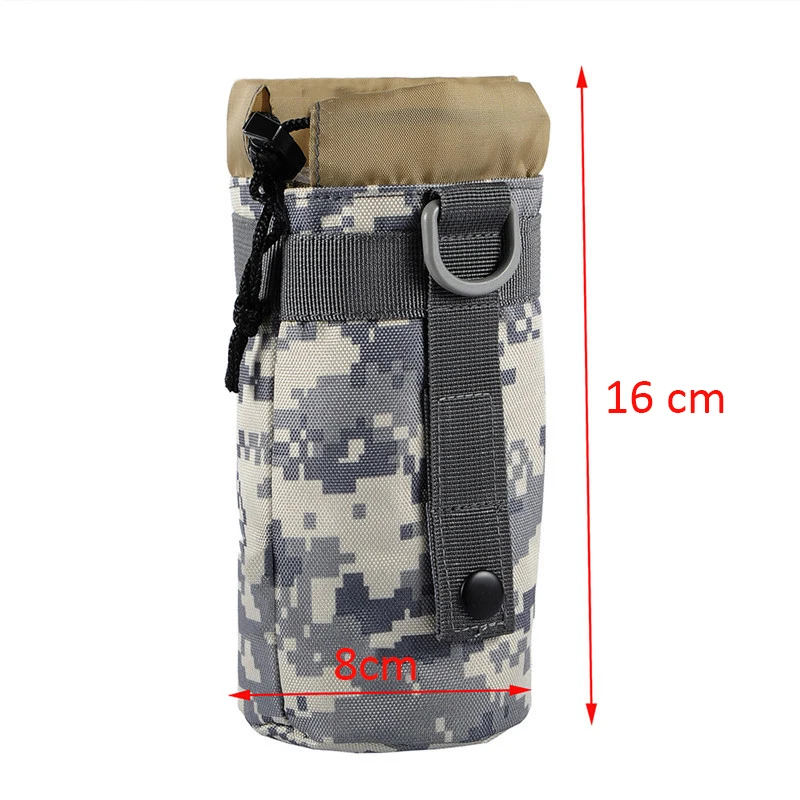 AIRSOFTPEAK Тактический футляр для фляги Чехол чайника Открытый кемпинг Сумка для охоты Molle Страйкбол Охота Спортивный Чехол для бутылочки