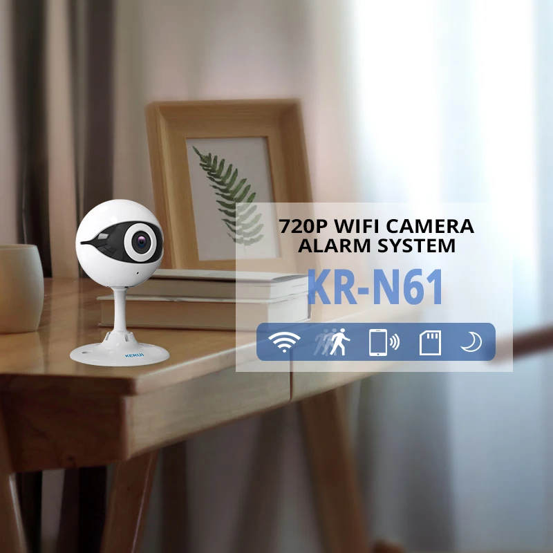 KERUI N61 Беспроводной дома безопасности IP Камера мини видеонаблюдения Wi Fi 720 P Ночное