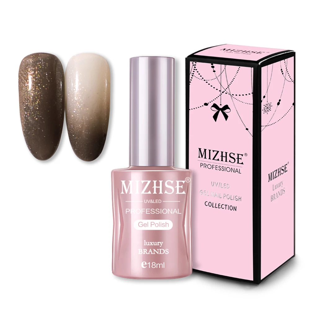 RXGGJ013 MIZHSE 18 мл УФ-гель для ногтей Розовое Золото Блестки замачиваются УФ-гель лак цветной лак для ногтей DIY Nail Art Laquer - Цвет: RXGGJ013