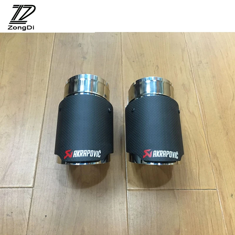 Чехол для выхлопной трубы Akrapovic из углеродного волокна VW Polo Volkswagen Jetta MK6 1 4 T Tiguan 2016