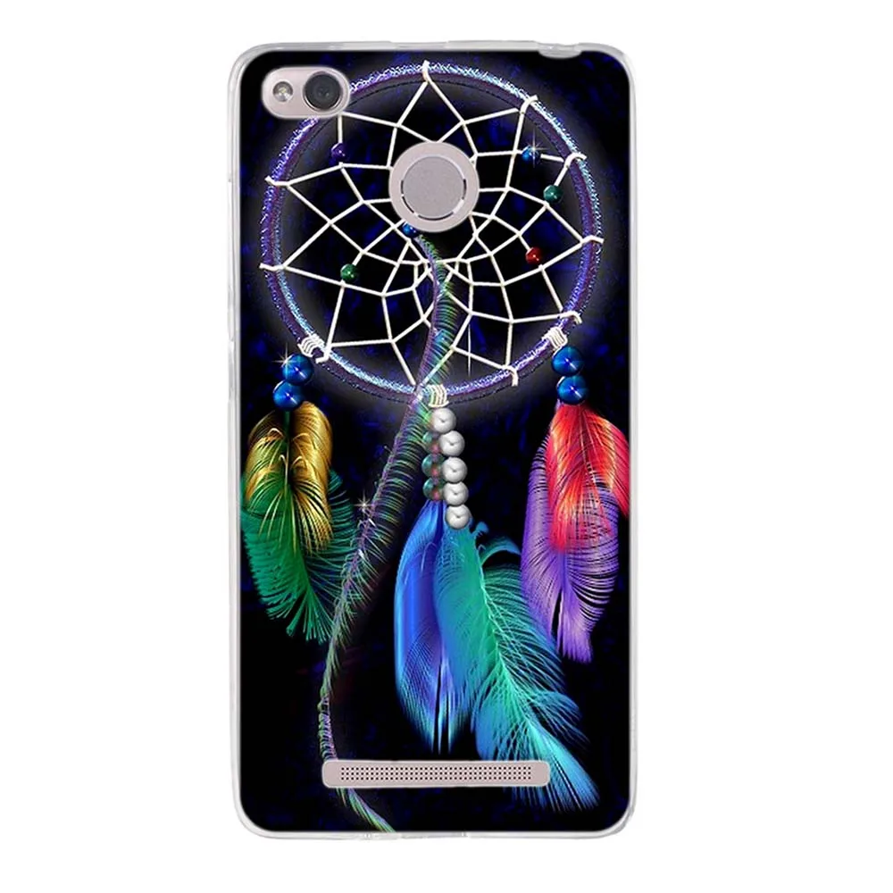 Case For Xiaomi Redmi 3 Silicone Soft TPU Floral Pattern Printed bumper 3s Cover Back Phone 5.0 inch | Мобильные телефоны и