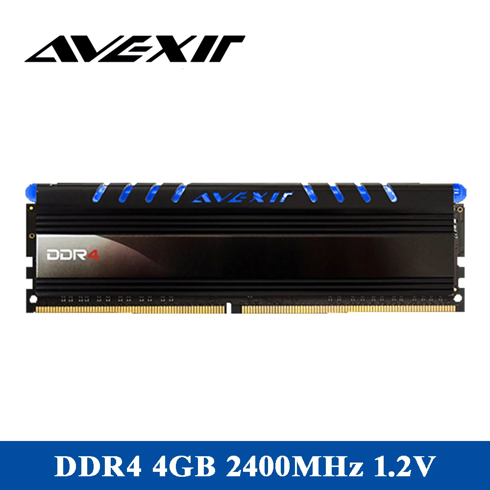 AVEXIR Оперативная память DDR4 4 ГБ 2400 мГц 8 2133 16 Desktop памяти 11 28 PC4 19200 CL = 15/16 один