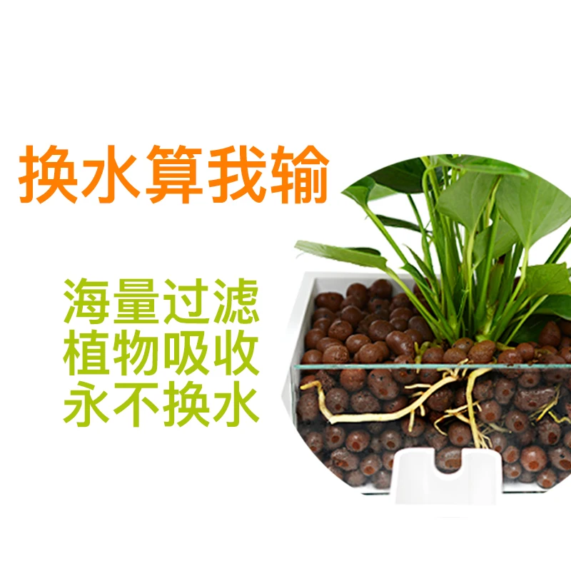 Novice ультра прозрачный пластиковый аквариум для рыб Aquaponic Betta миски Настольный