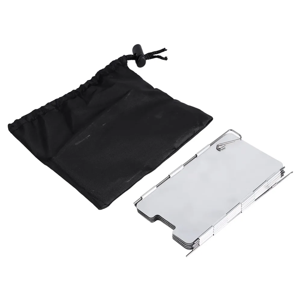 9 тарелок ветрозащитные отражатели складные экраны для кемпинга приготовления