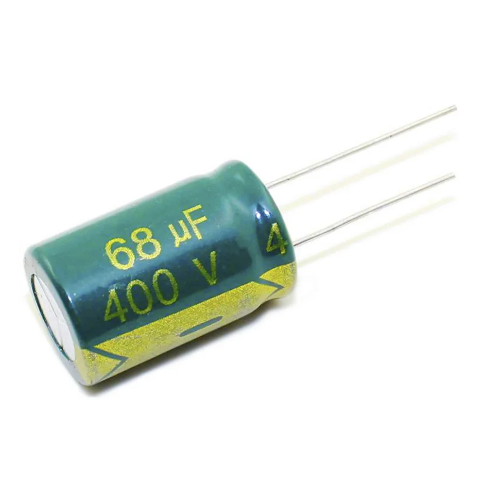 400V 68uF 16x25mm 100 шт./лот электролитический конденсатор с алюминиевой крышкой, 100V 250V 400V 450V 22 мкФ 47 мкФ 68 мкФ 100 мкФ 220 мкФ 330 мкФ 470 мкФ 1000 мкФ высокое частоте низкое сопротивление - Цвет: 400V 68uF 16x25mm