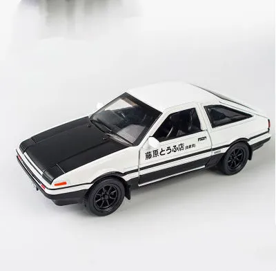 D AE86 сплав металла литые под давлением автомобили звуковой светильник Модель Inital детский подарок оттягивающийся 1:28 светильник для детей мальчик игрушки транспортные средства