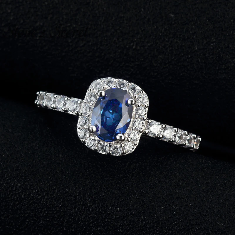 Classic Design Created Tanzanite Ring 925 Sterling Silver Wedding Jewelry for Women New Fashion | Украшения и аксессуары