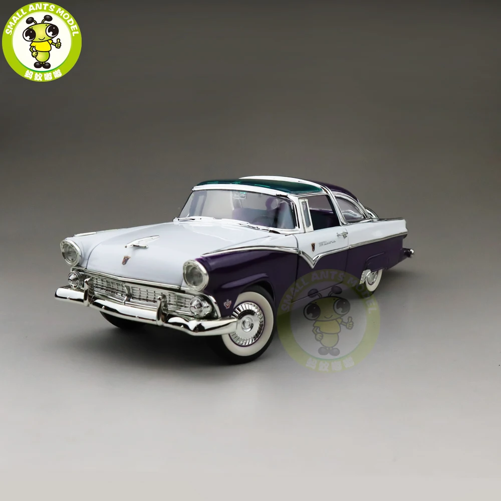 1/18 1955 Ford Crown Victoria Road Фирменная литая модель автомобиля игрушки для мальчиков и девочек подарок