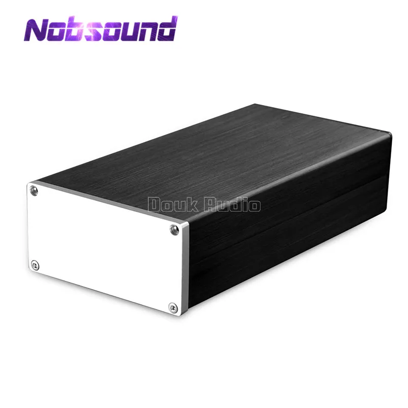 Nobsound мини полностью алюминиевый шасси цифровой усилитель корпус DIY блок питания |