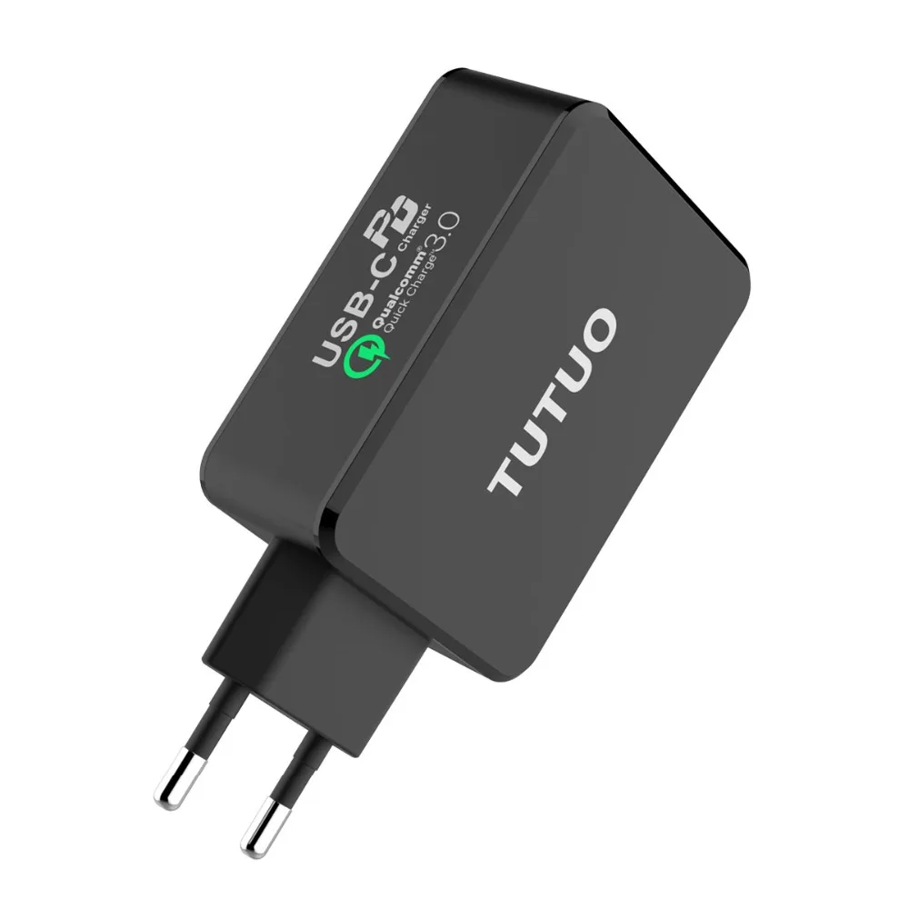TUTUO USB C PD настенное зарядное устройство (доставка питания) Тип + быстрая зарядка 3 0