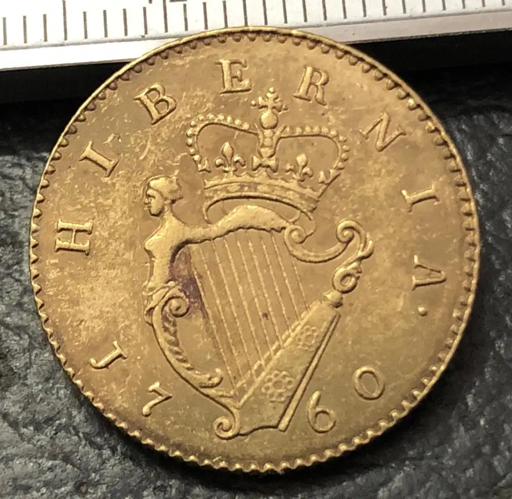 1760 Ireland 1 Farthing-Джордж II