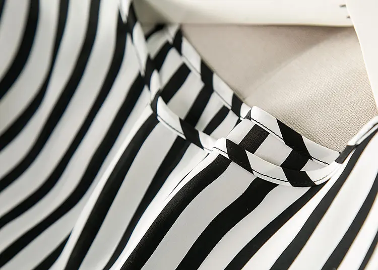 Для Женщин Шелковое Платье люкс 100% натуральный шелк полоса половина с рукавами