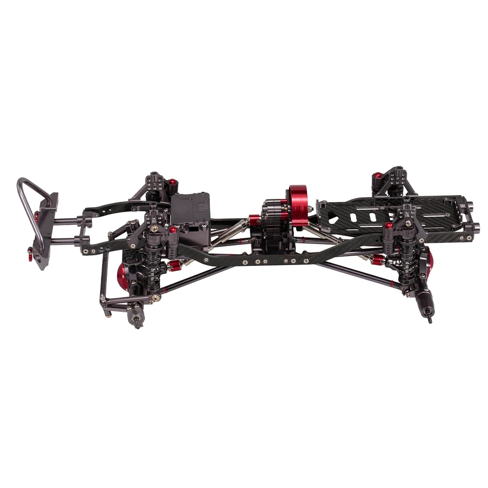 1:10 RC автомобильный комплект рамы CNC алюминиевый для осевой SCX10 RC Гусеничный скалолазание Автомобили DIY части к игрушкам на ру