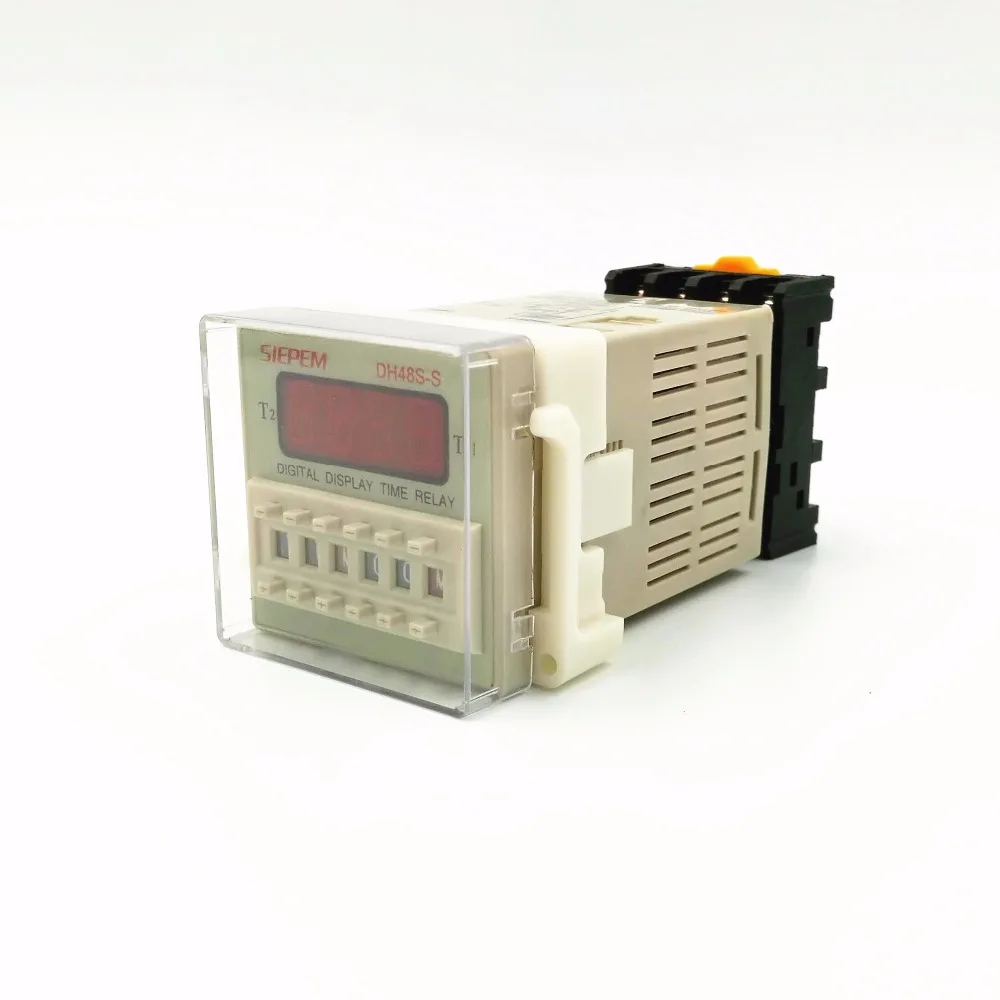 

Digital Time Relay DH48S-S Cycle Control Time Delay AC 220V AC 380V DC 24V DC 12V