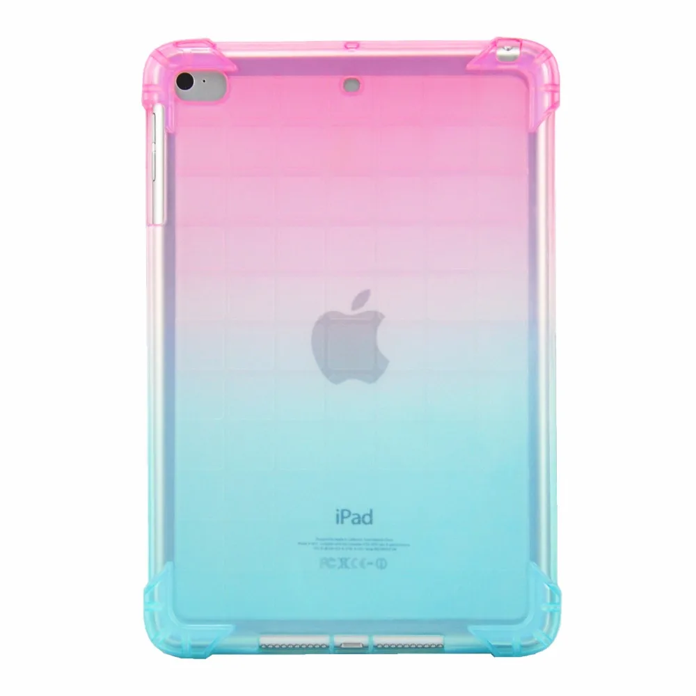 50 шт./лот градиентный анти осенний прозрачный чехол популярный для apple ipad mini 1 2 3 4