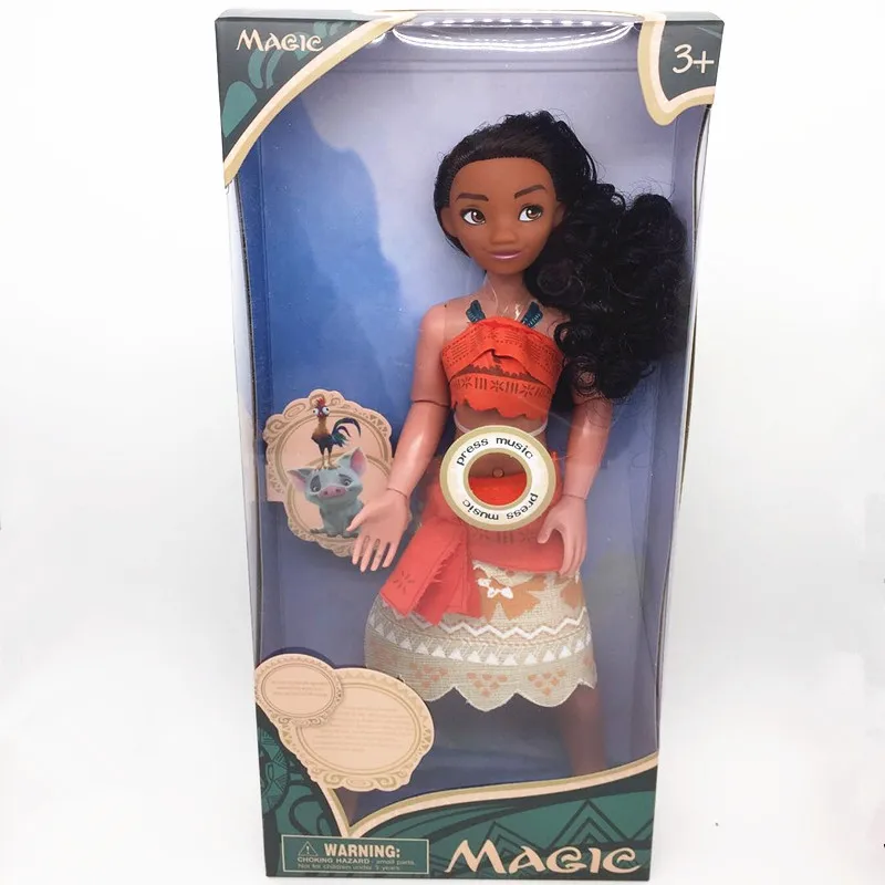 Vaiana Moana фильм Vaiana Моана принцесса Мауи главный туи Тала Heihei Pua фигурка украшения игрушки для детей подарок на день рождения