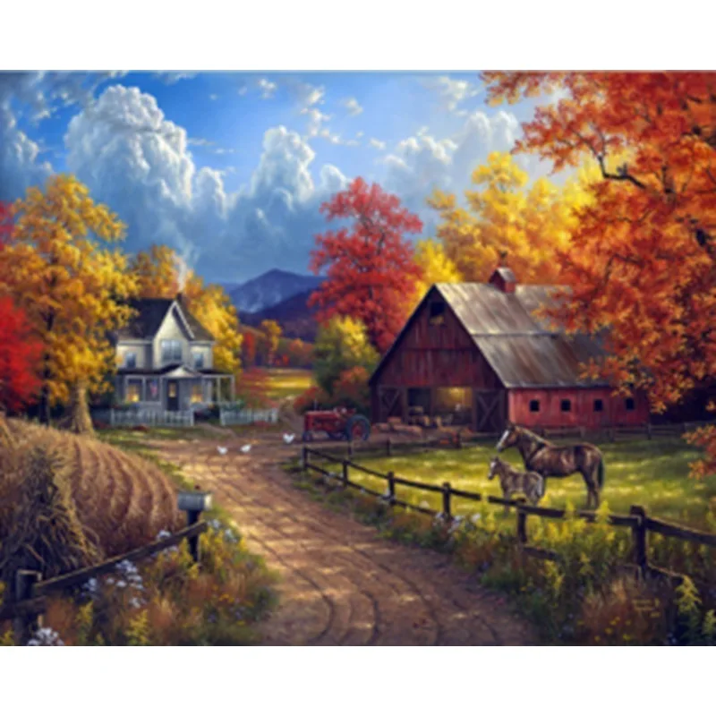 

LaoJieYuan 5d diamond embroidery scenery diamond painting kits