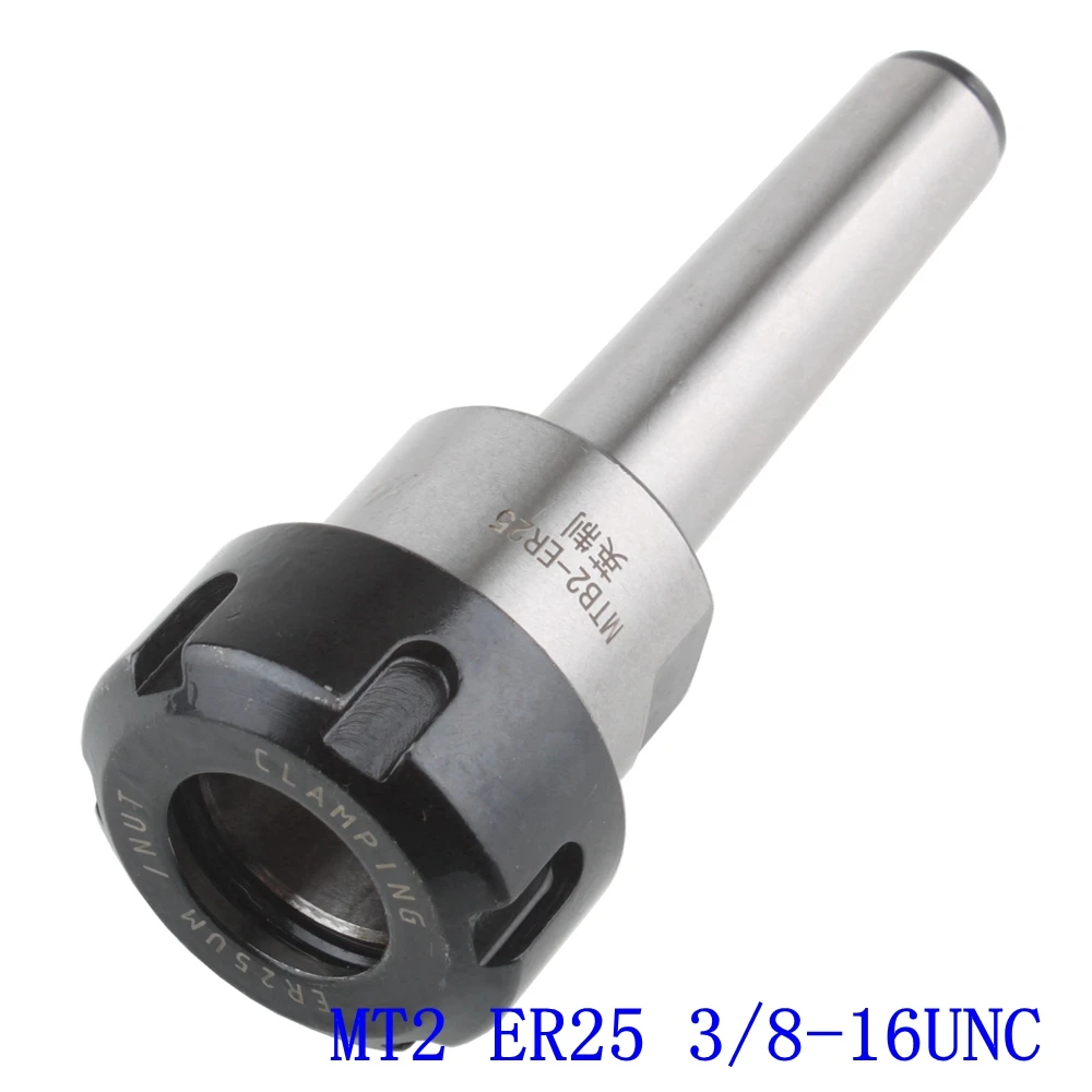 Новый Precision MT2 ER25 (3/8-16UNC) Цанга Держатель для конического переходника | Инструменты