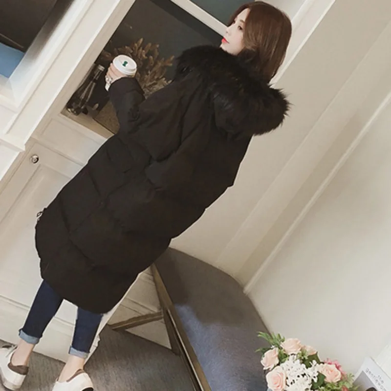 Повседневные свободные рифленые хлопковые куртки 2018 зимние женские пальто с