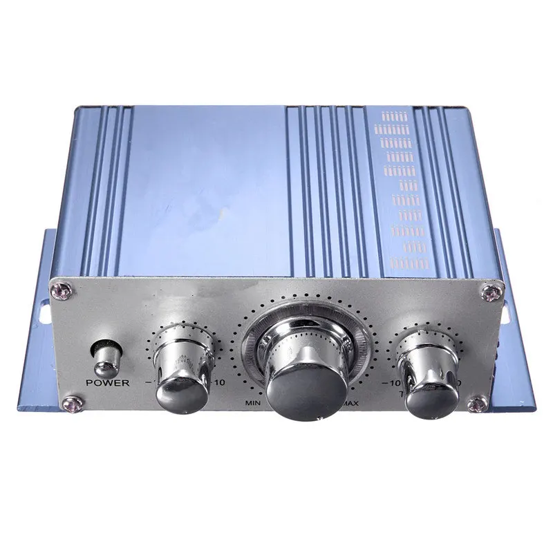 

12V Hot Selling Mini Hi-Fi Stereo Amplifier Audio MP3 Auto Car 2 Channel Stereo DVD Speaker Blue Red Yellow