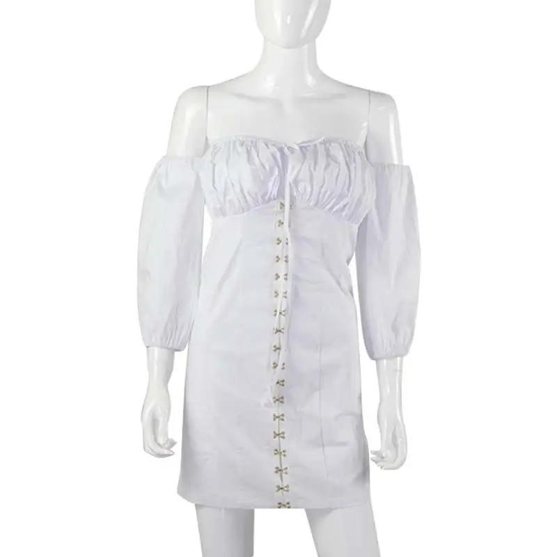 2019 осеннее платье женское модное однотонное повседневное обычное с длинным