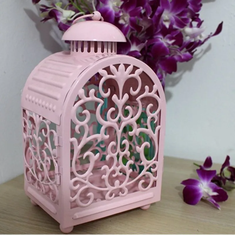 Ретро марокканский полый подсвечник/романтичный свадебный декоративный