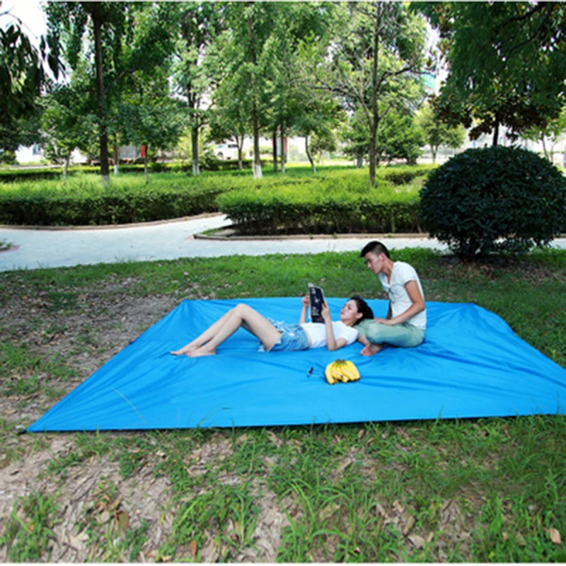 

Outdoor Sun Shelter Waterproof Camping Mat Beach Tent Waterproof Awning Tent Multifunction Awning Pergola Canopy Marquee Tent
