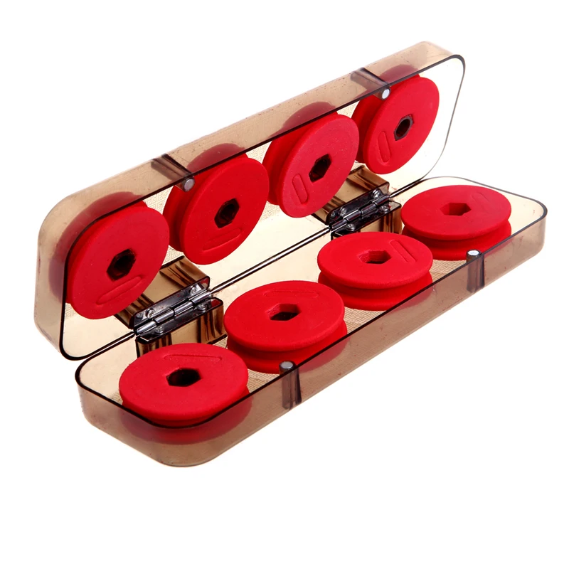 2020 New 8/16 pcs /set Fishing Tools Line Foam Board Winding Coil Shaft Spools Utility Box Red Boxing Boxes | Спорт и развлечения