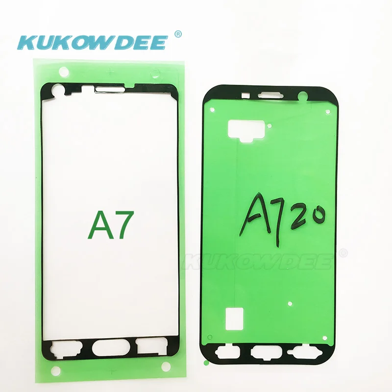 10 шт. J1 J2 J3 J330 J3pro сменный ЖК дисплей рамка наклейка для Samsung Galaxy A3 A5 A7 A8 A9 на клейкой