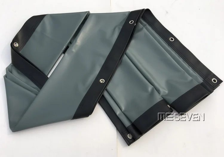 Экран для проекции заднего кинотеатра 16:9 из ПВХ высокое качество с черными