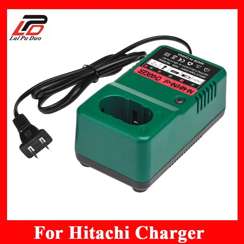 Сменная Аккумуляторная дрель зарядное устройство для Hitachi 7,2 V 9,6 V 12V NI-CD Ni-MH зарядное устройство