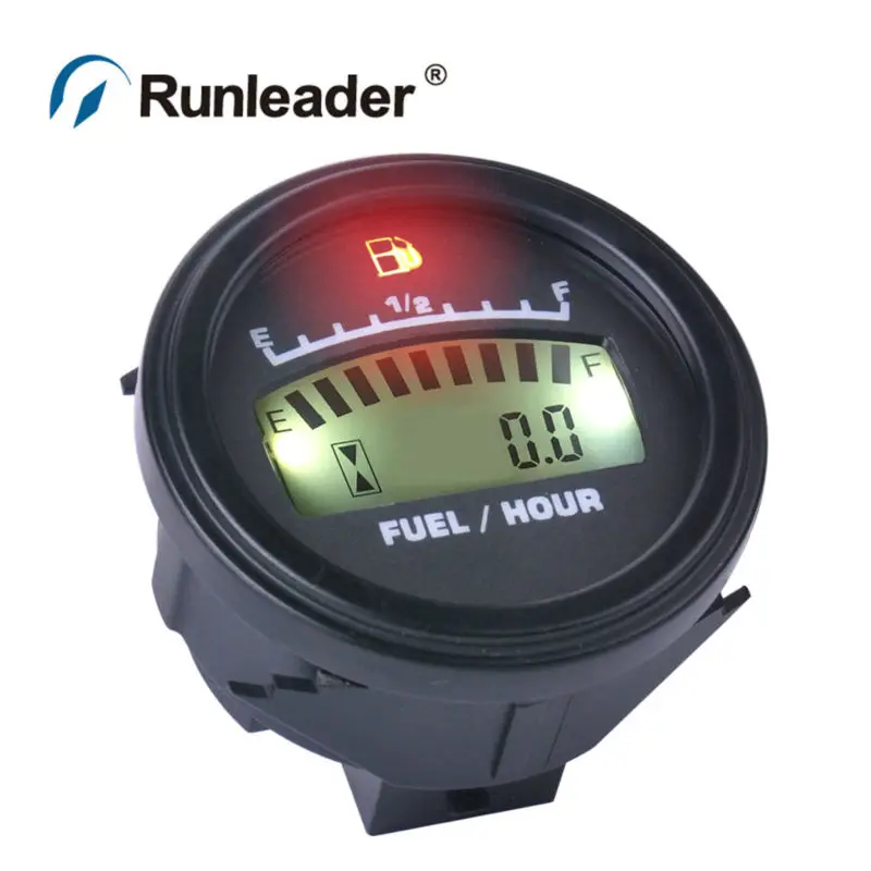Runleader fm001 ЖК-дисплей уровня топлива постоянного тока для мотоциклов jet ski морской