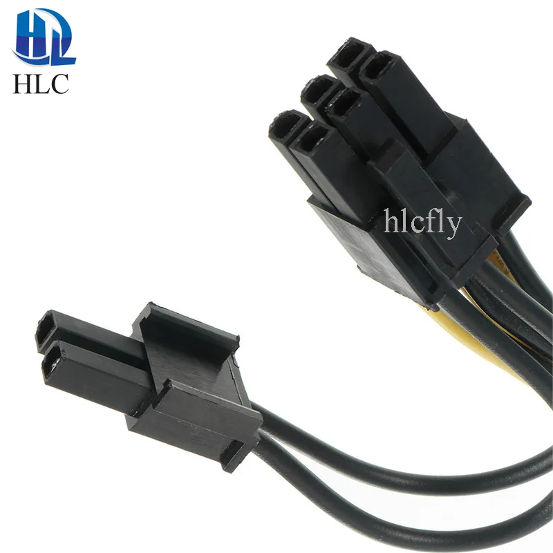 PCI Express Graphics Card Connector PC Power Supply Cable CPU Molex 8pin to 2 PCI-e 8(6+2)pin Internal Splitter |