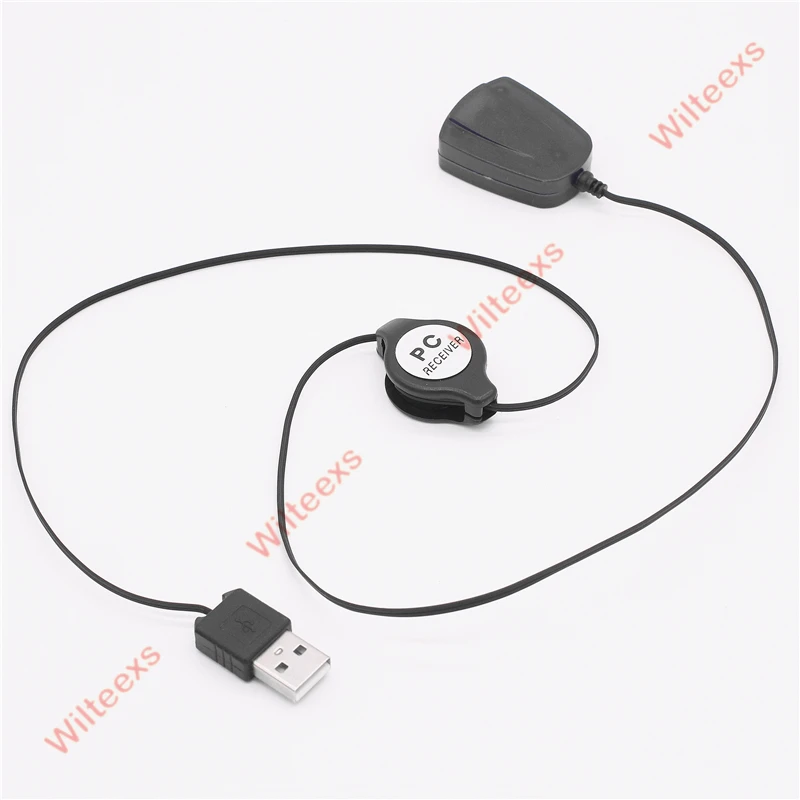 WILTEEXS беспроводная мышь Пульт дистанционного управления USB приемник ИК для Loptop PC компьютерный центр Windows 7 8 10 Xp Vista черный