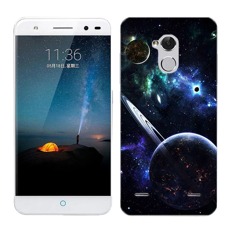 36 Мягкий силиконовый чехол для телефона zte Blade V7 Lite, прозрачный чехол с изображением Луны и земли, 5,0 дюйма, задняя крышка для zte Blade V 7 Lite, чехол - Цвет: 36