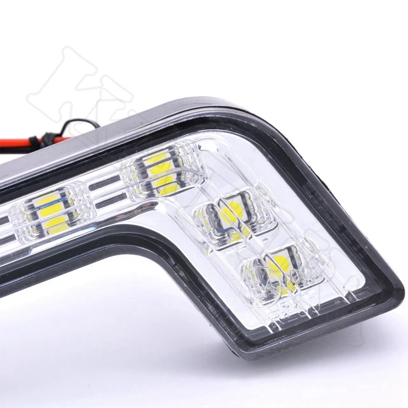 2 шт. 8 светодиодный Автомобильные дневные ходовые огни Светодиодный