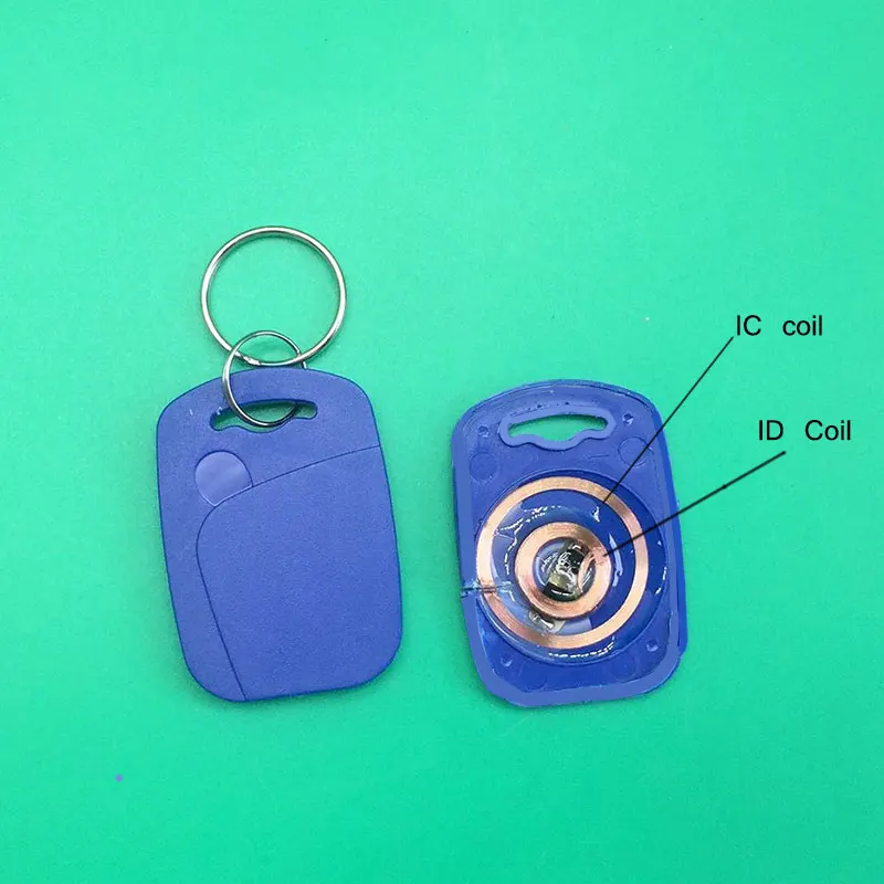 IC+ ID двойные RFID/NFC брелоки EM4100 и FM11RF08 S50 RFID и NFC композитная карта 125 кГц RFID 13,56 МГц ближняя связь NFC ключевые метки карты контроля доступа