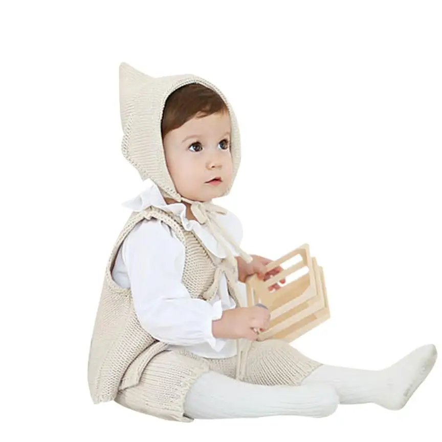 newborn baby photography props Winter Elf Hat Baby Cap Children Ear For girl And boy crochet hat gorros | Мать и ребенок